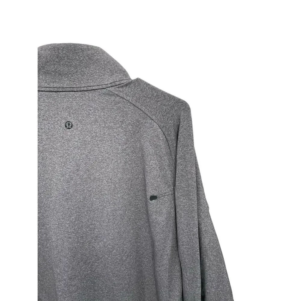 Lululemon City Tech Jacket Full Zip Heather Gray Blue Size XL